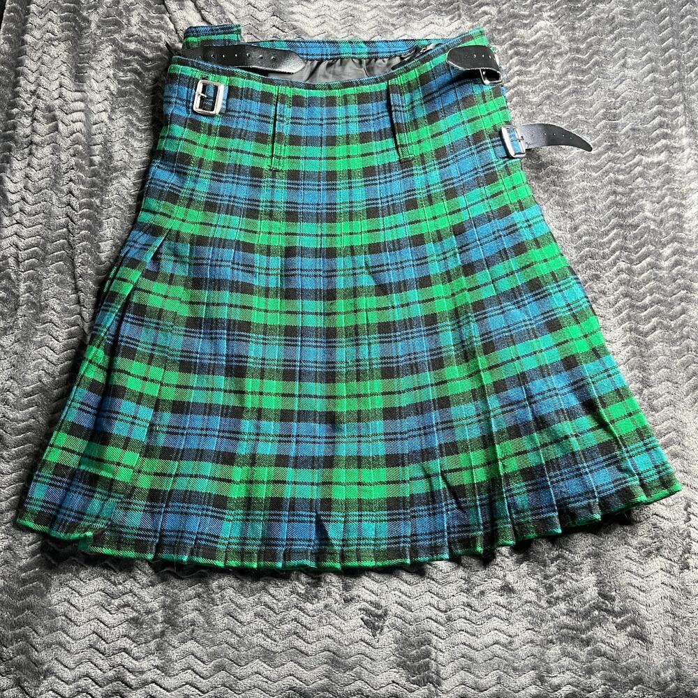 Tartan Highland Traditional Pleated Kilt Size 32
